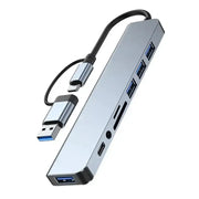 Habicare 9eight5 8-in-1 Hub with Card Reader & Audio 8-in-1 Hub with Card Reader & Audio