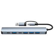 Habicare 9eight5 8-in-1 Hub with Card Reader & Audio 8-in-1 Hub with Card Reader & Audio
