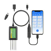 8-in-1 Soil Sensor for pH, EC, Moisture, Temp & NPK Testing – view 12