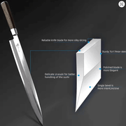 8 Inch Blade Sashimi Sushi Knife for Cutting Sushi with Box – view 2