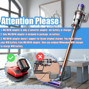 Milwaukee M18 18V Battery Adapter Converter To Dyson V10 Battery – view 5