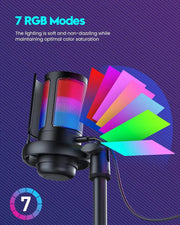 Gaming Microphone, USB PC Mic for Podcasts Videos, Streaming – view 6