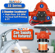 salelink.co.nz Unbranded 12V Seaflo Diaphragm Water Pump 12V Seaflo Diaphragm Water Pump | Action Outdoors NZ