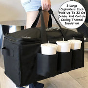 salelink.co.nz Unbranded Food Delivery Bag with Cup Holders Food Delivery Bag with Cup Holders | Action Outdoors NZ