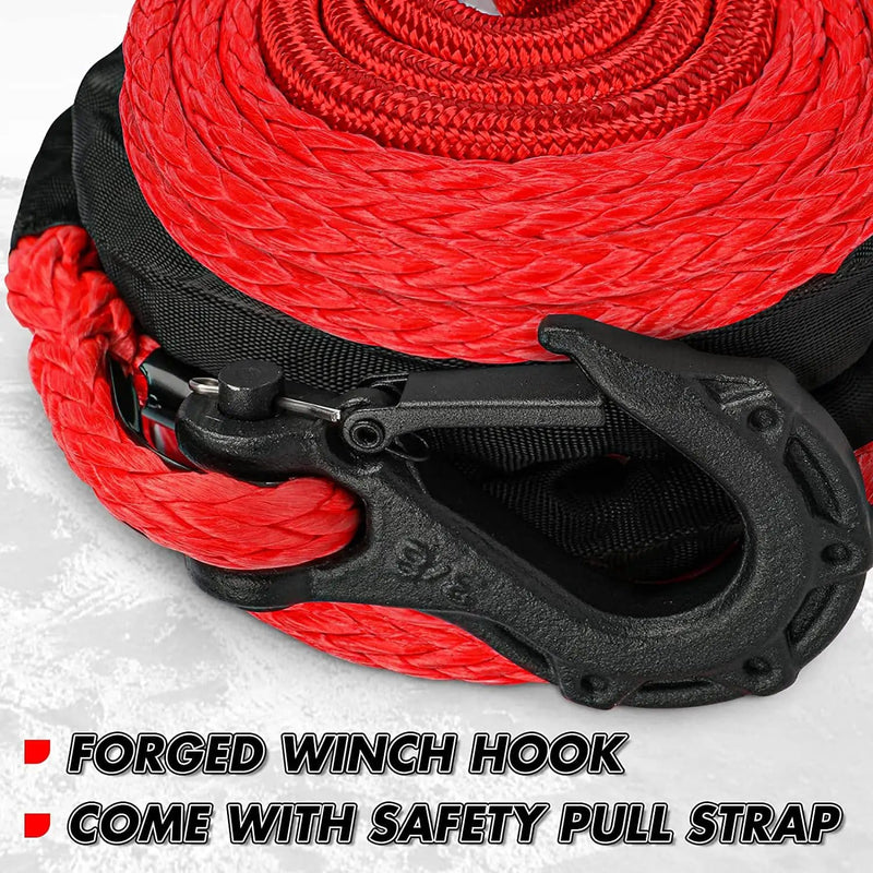 X-BULL Synthetic Winch Rope Cable Line 25M 32000LBS – view 5