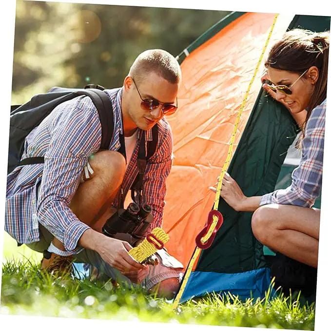 ECOTREK accessories Tent Rope Roller – 4m Reflective Camping Rope HL5283 Tent Rope Roller – 4m Reflective Camping Rope HL5283