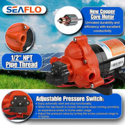 salelink.co.nz Unbranded 12V Seaflo Diaphragm Water Pump 12V Seaflo Diaphragm Water Pump | Action Outdoors NZ