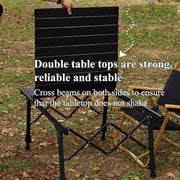 ECOTREK Table Aluminium Height Adjustable Egg Roll Camping Table – Portable Outdoor Table 89cm TYGM1521 Aluminium Height Adjustable Egg Roll Camping Table – Portable Outdoor Table 89cm TYGM1521