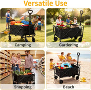 ECOTREK trolley Foldable Wagon, Beach Cart Trolley LJ1115 Foldable Wagon, Beach Cart Trolley LJ1115