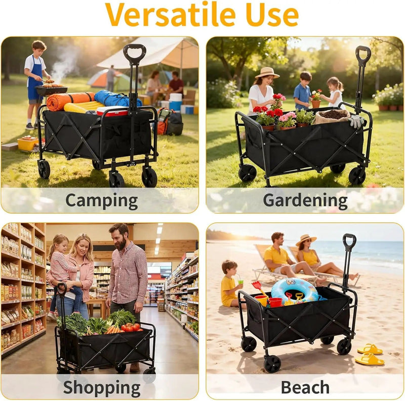 ECOTREK trolley Foldable Wagon, Beach Cart Trolley LJ1115 Foldable Wagon, Beach Cart Trolley LJ1115