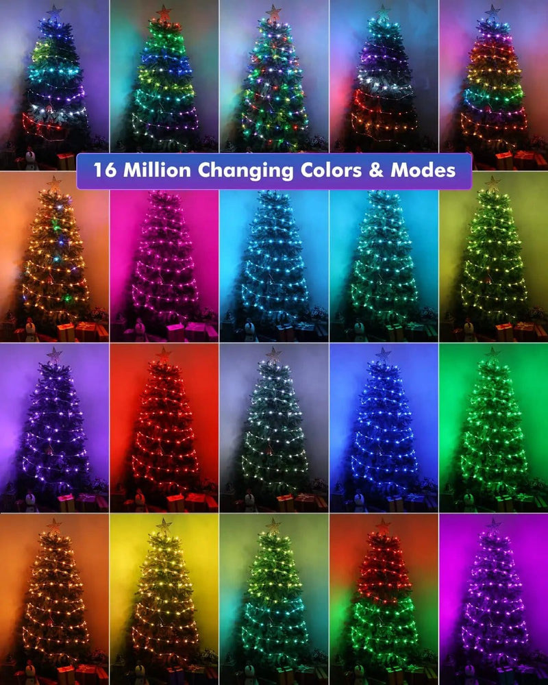 salelink.co.nz Unbranded 2M Smart LED String Lights RGBIC Strip 2M RGBIC Smart LED String Lights App Controlled