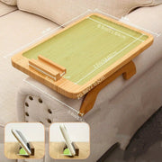 Bamboo Sofa Couch Clip on Side Table Arm Tray – view 5