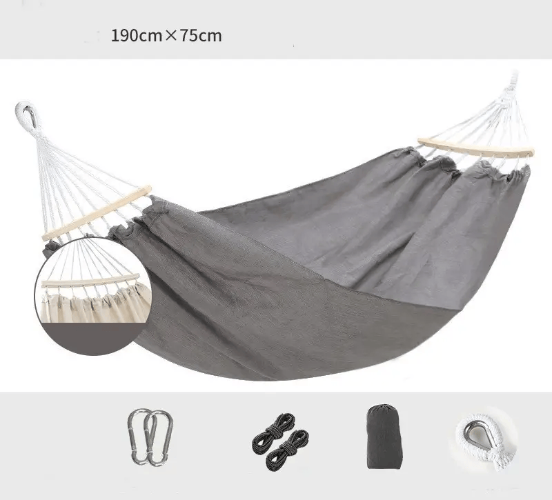 ECOTREK Hammock Ecotrek Single Reinforced Anti-Tip Hammock THTF5016 Ecotrek Single Reinforced Anti-Tip Hammock THTF5016