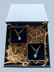 Tahana Jewellery Bundle Set Pōro Toa Silver Set Pōro Toa Silver Set