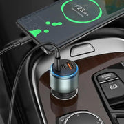 95w Car Charger USB Type-C Adapter for Apple Android – view 7