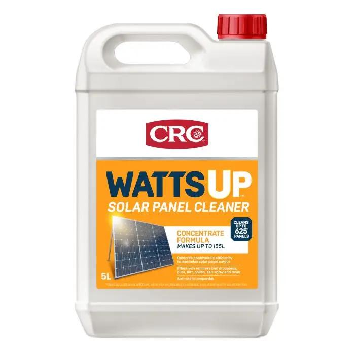 CRC Solar Panel Cleaner CRC WattsUp Solar Panel Cleaner 5L 1753427 CRC WattsUp Solar Panel Cleaner 5L for Peak Panel Power