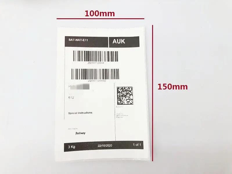 1 Rolls Premium 100x150mm Direct-thermal labels 350pcs/roll Self Adhesive Labels – view 4