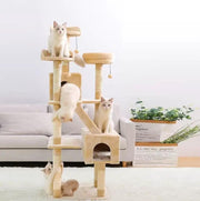 173CM High - Cat Tree House Scratching Post Condo – view 1