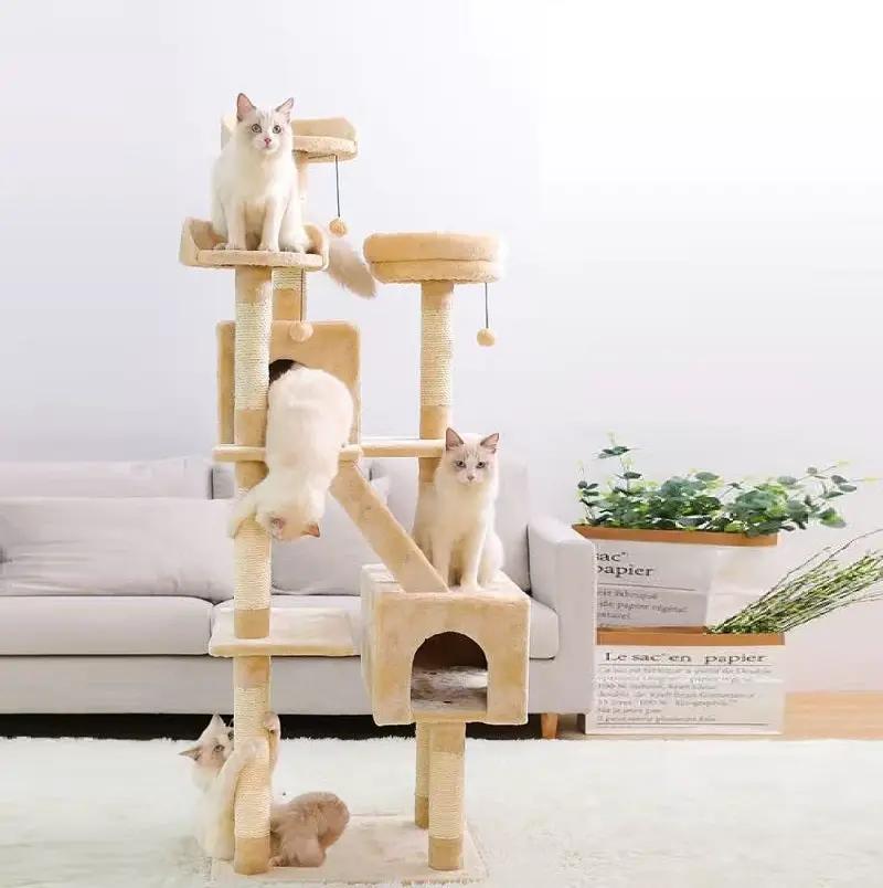 173CM High - Cat Tree House Scratching Post Condo – view 1