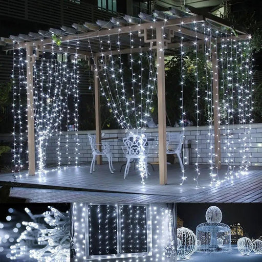 salelink.co.nz Unbranded 6x3M Curtain String Lights 6x3M Curtain String Lights | Action Outdoors NZ