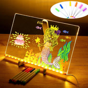 Led Acrylic Message Board with Color Pens 20x30cm – view 4