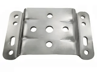 Trojan U Bolt Swivel Plate 6mm Thick 150mm For Jockey Wheel