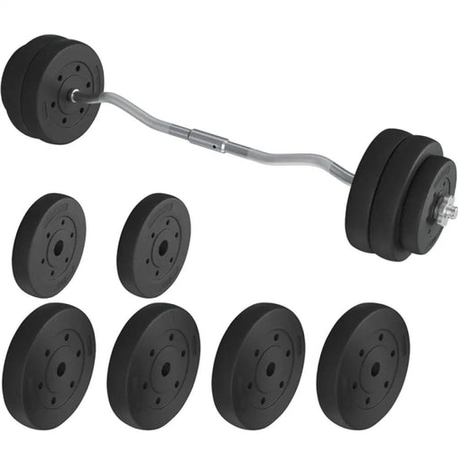 Yaheetech Barbell Weight Set 30kg Barbell Weight Set 30kg