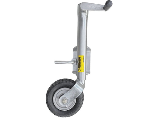 Trojan 400kg Jockey Wheel 245x90 Alloy Rim No Plate Clamp On