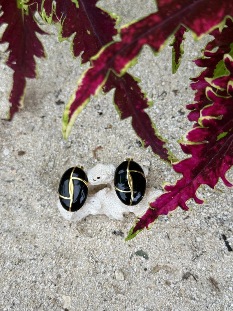 Tahana Jewellery Earrings Kōhatu Pango Earrings Kōhatu Pango Earrings