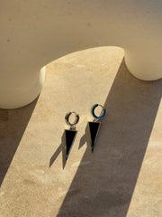 Tahana Jewellery Earrings Rautahi Silver Huggies Rautahi Silver Huggies