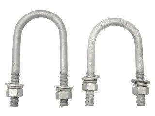 Round U Bolt M12 51mm By 120mm Pair For Jockey Wheel Fittings