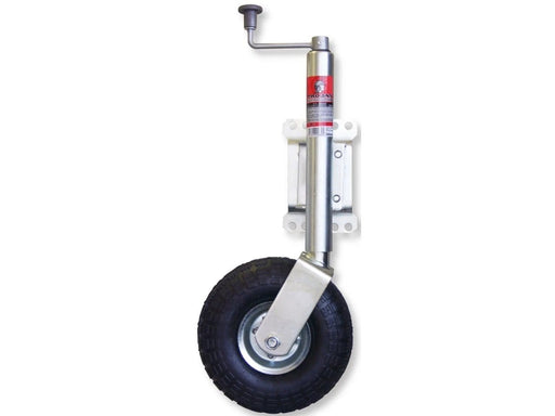 Trojan Jockey Wheel Pneumatic Tyre 350mm Swivel 120kg Capacity
