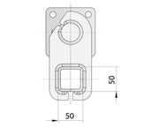 Trojan Drop Beam Axle 10 Drum 1750kg Bare Metal Lower Deck Height For Stable Leaf Spring Trailers – view 4