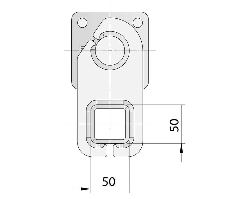 Trojan Drop Beam Axle 10 Drum 1750kg Bare Metal Lower Deck Height For Stable Leaf Spring Trailers – view 4