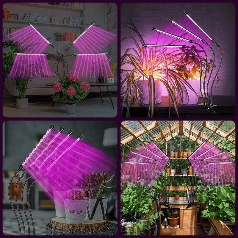 salelink.co.nz Unbranded Grow Light 4 Head LED Plant Light Grow Light 4 Head LED Plant Light | Action Outdoors NZ