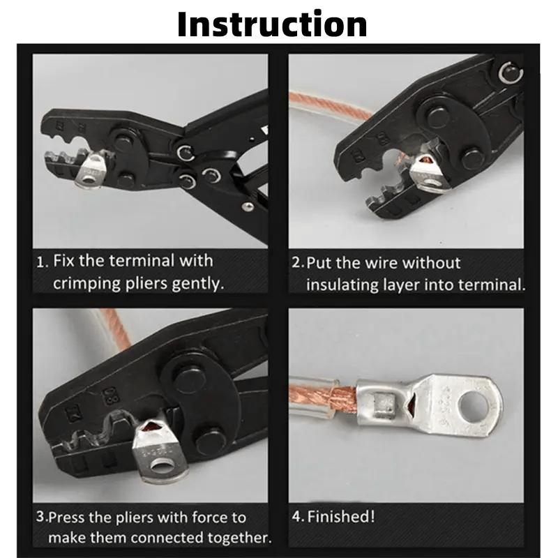 Battery Copper Crimp Terminals Cable Lug – view 6