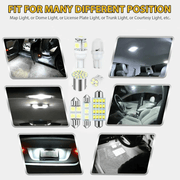 42Pcs Car Interior Combo LED Map Dome Door Trunk Light Bulbs White – view 3