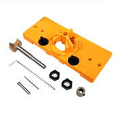 Concealed 35mm Cup Style Hinge Jig Boring Hole Drill Guide with Drill Bit Wood – view 4