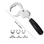 Multifunction Adjustable Double-ended Wrench Bathroom Water Pipe Spanners Tool – view 2