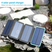 salelink.co.nz Unbranded Solar Power Bank with 4 Panels 25000mAh Solar Power Bank with 4 Panels 25000mAh | Action Outdoors NZ