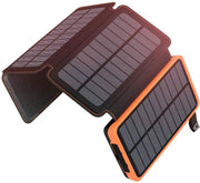 salelink.co.nz Unbranded Solar Power Bank with 4 Panels 25000mAh Solar Power Bank 25000mAh Four Panel Charger Orange