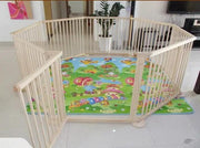 Kiwi Grab Kiwi Grab 8PC WOODEN BABY PLAYPEN 8PC WOODEN BABY PLAYPEN