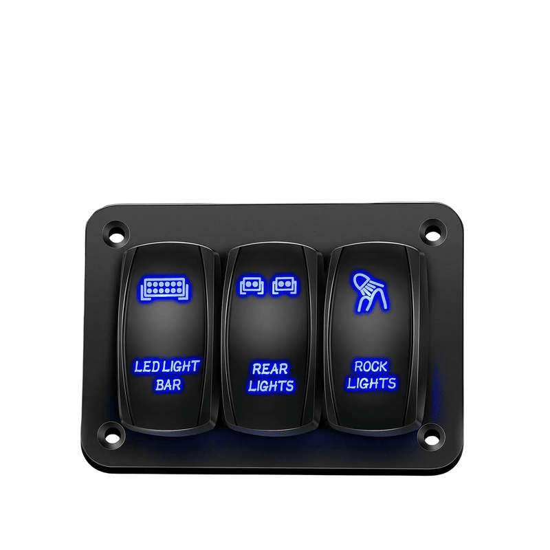 salelink.co.nz Unbranded 3 Gang Switch Panel 3 Gang Switch Panel | Action Outdoors NZ