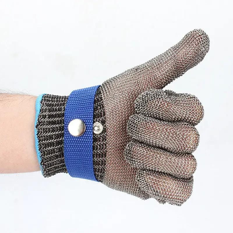 Zendrop Stainless Steel Wire Cut Resistant Safety Gloves For Industrial Use Stainless Steel Wire Cut Resistant Safety Gloves