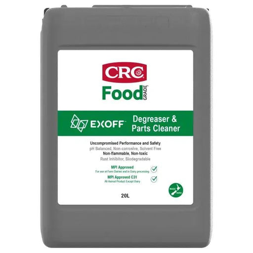Wholesale CRC Food Grade Exoff Degreaser & Parts Cleaner 20L (Pack of 1)