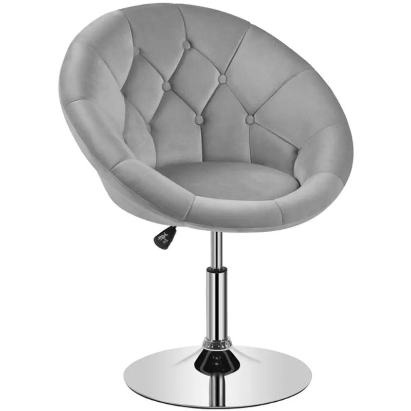 Yaheetech Makeup Vanity Chair Tufted Style Barrel Chair Makeup Vanity Chair Tufted Style Barrel Chair