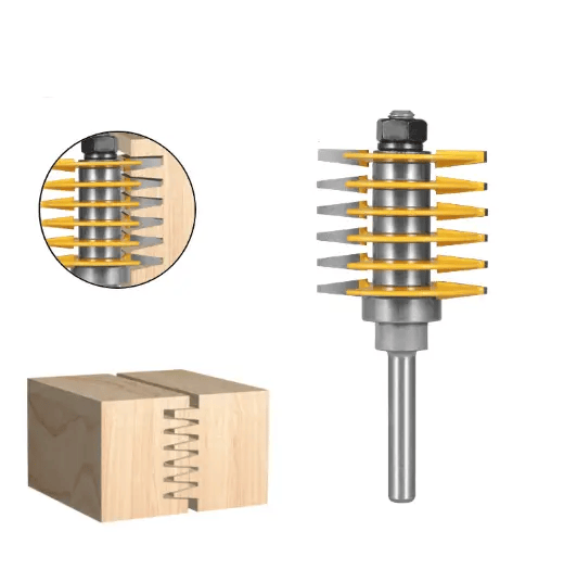 8mm Shank Finger Joint Router Bit Woodworking Cutter – view 1