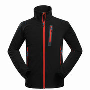 Mead's Supply & Equipment Outfitters limited Men's Jackets Men's Outdoor Softshell Jacket Lightweight Windproof for Hiking Men's Outdoor Softshell Jacket Lightweight Windproof
