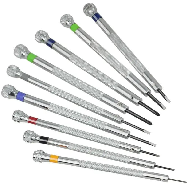 That Watch Shop Watch Tools 9 Piece Precision Screwdriver Set 9 Piece Precision Screwdriver Set
