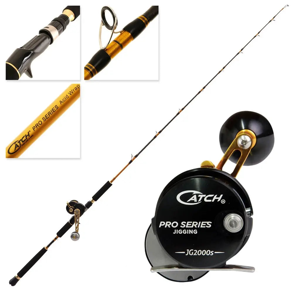 Catch Catch Rod/Reel Combos Catch Acid Wrap Slow Jig Combo 5ft 8in 50-150g Catch Acid Wrap Slow Jig Combo 5ft 8in 50 To 150G
